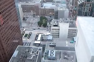 Wild red haired nympho of my buddy gives him BJ at height