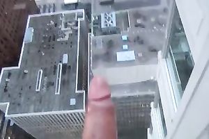 Wild red haired nympho of my buddy gives him BJ at height