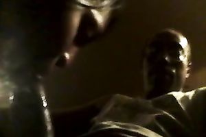 Lewd black skinned blowlerina provided my buddy with a great orall-service