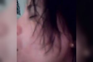 Saucy dilettante bitch rubbing my schlong betwixt her natural billibongs