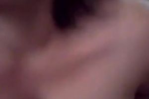 Saucy dilettante bitch rubbing my schlong betwixt her natural billibongs