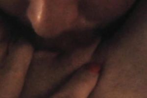 Chubby white vagina licked filmed during the time that that guy was munching bald vulva