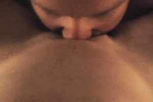 Chubby white vagina licked filmed during the time that that guy was munching bald vulva