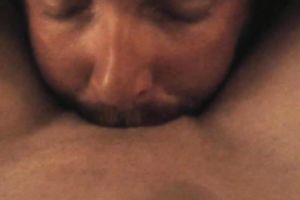 Chubby white vagina licked filmed during the time that that guy was munching bald vulva