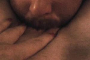 Chubby white vagina licked filmed during the time that that guy was munching bald vulva