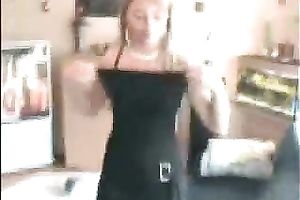 Very nice visit from a hawt blond sweetheart to engulf my weenie on livecam