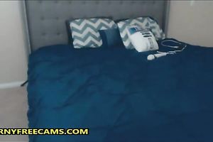 Sexy College Nerd Loves Hardcore Self Fucking