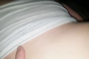 My ally plays with beautiful gazoo of his nice-looking babe in pink straps