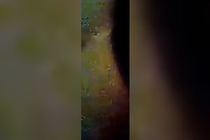 Slutty and slender Indonesian legal age teenager with curly stuff