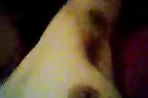 Slutty and slender Indonesian legal age teenager with curly stuff