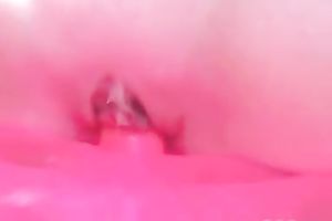 Awesome inflatable sybian toy for slutty blondie