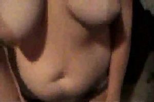 I offered my busty brunette hair cutie to play with my aroused pecker