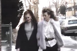 Kinky babes loved to share big schlong of their ally