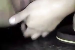 Playing with my bald punani in non-professional closeup clip