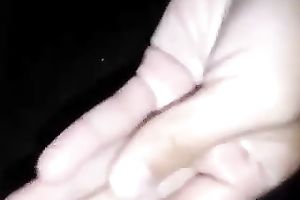 Playing with my bald punani in non-professional closeup clip