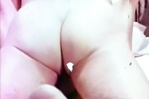 Ugly black head old whore acquires her smelly haired kitty flying way eaten