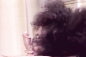 A biggest white pecker for fantastic ebon sweetheart in advance of bedtime