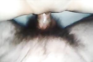 My unshaved buddy copulates his slutty wife's snatch missionary style properly