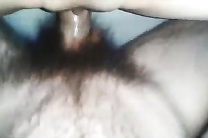 My unshaved buddy copulates his slutty wife's snatch missionary style properly