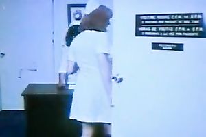 Kinky nurse got her taut and juicy bawdy cleft finger screwed