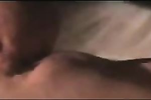 I fuck my marvelous wife's unshaved clam mish on the sofa