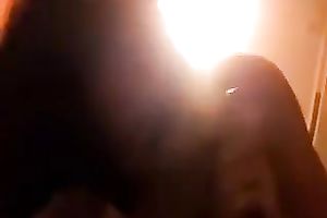 Cute and horn-mad brunette legal age teenager was teasing my ally with a BJ