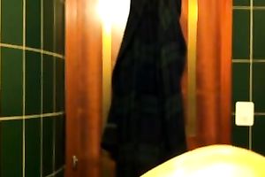 Svelte lascivious and hawt non-professional nympho flashed her love muffins in her brassiere