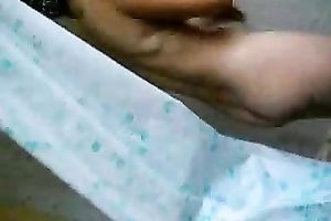 Splendid non-professional black cock sluts is shy to show me her large arse in shower