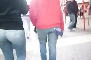 Her divine gazoo looks completely ideal in these jeans