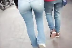 Her divine gazoo looks completely ideal in these jeans