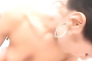 Appealing hottie engulfing my penis deepthroat while I film her on camera