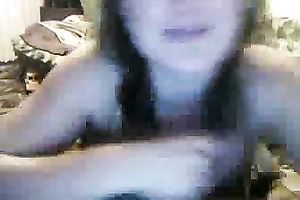 Cute Russian cam wench in hawt underware disrobes down for me