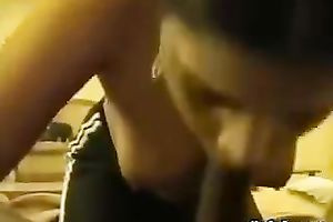 Dark skinned Indian prostitute sucks my large brown penis