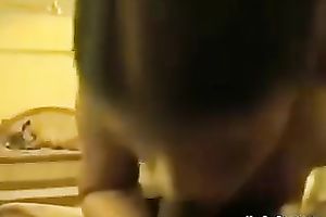 Dark skinned Indian prostitute sucks my large brown penis