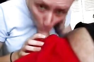 My buddy's all natural usual blond wifey enjoys engulfing his ramrod
