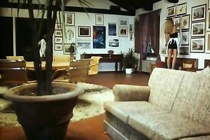 Two charming and sultry cuties sharing one large shlong