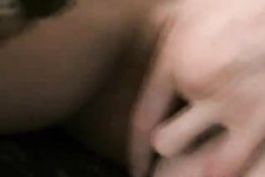 Ugly leggy slim golden-haired in glasses goes solo in her weirdly horny way