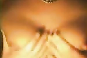 Young German cam whore shows her perky meatballs and rubs her cum-hole