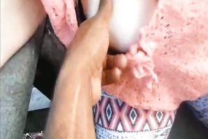 Bitchie lascivious amateur nympho sucked my friend's dick in the park