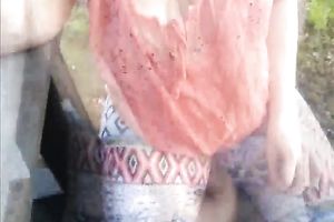 Bitchie lascivious amateur nympho sucked my friend's dick in the park