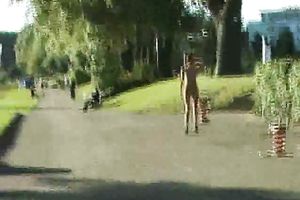 The streets of my town lastly saw cy skinny girlfriend all in nature's garb