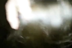 Dark haired pallid babe closed her eyes during the time that engulfing my friend's large pecker