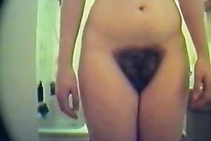 The perfect movie scene of my voluptuous honey's shaggy muff