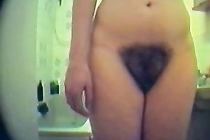 The perfect movie scene of my voluptuous honey's shaggy muff