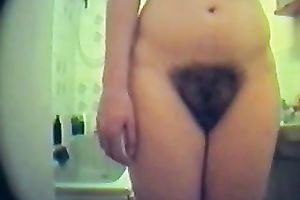 The perfect movie scene of my voluptuous honey's shaggy muff