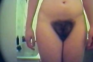 The perfect movie scene of my voluptuous honey's shaggy muff