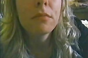 Blondie goes wild and dirty engulfing my large dark penis