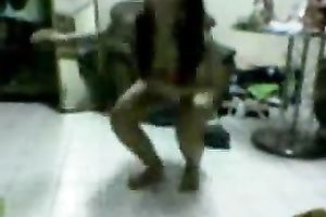 Homemade movie scene of my curvy Indian girlfriend stripteasing