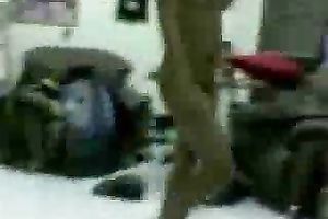 Homemade movie scene of my curvy Indian girlfriend stripteasing