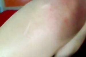 Sensual and gorgeous dark brown slutwife masturbating on web camera